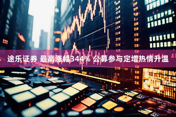 途乐证券 最高涨幅344% 公募参与定增热情升温