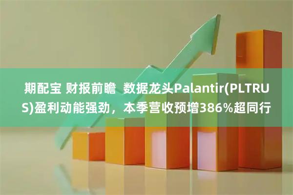 期配宝 财报前瞻  数据龙头Palantir(PLTRUS)盈利动能强劲，本季营收预增386%超同行